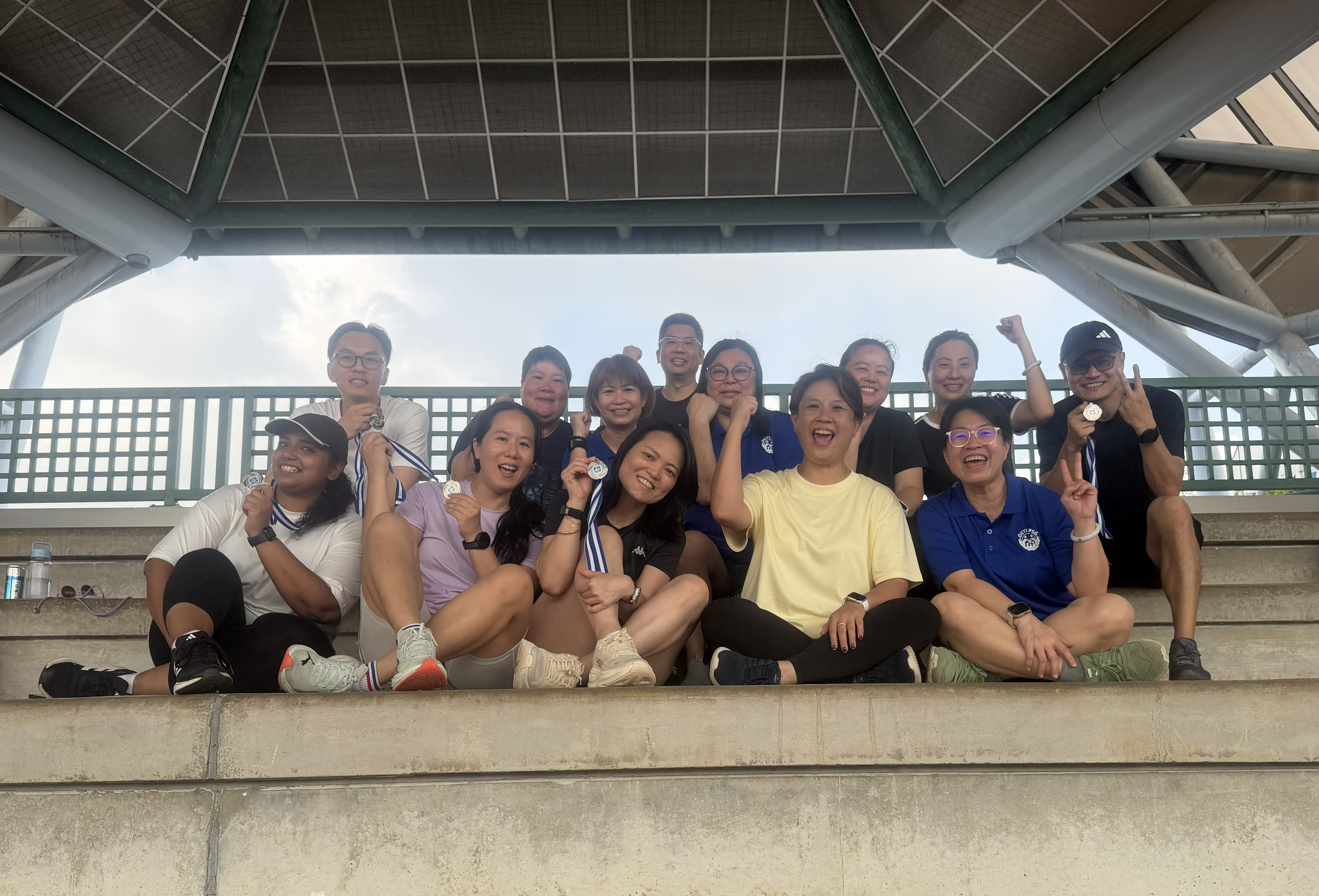 Participants and Supporters of Track Meet